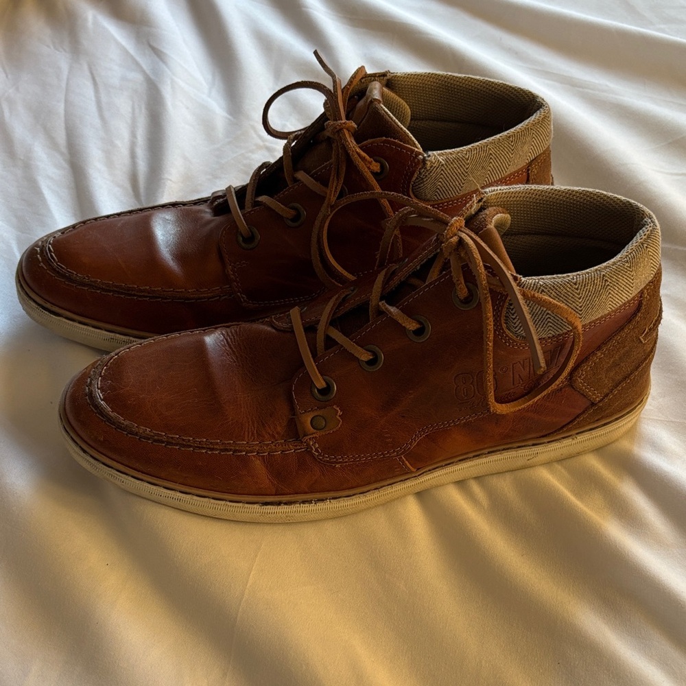 Brown Leather Chukka Boots